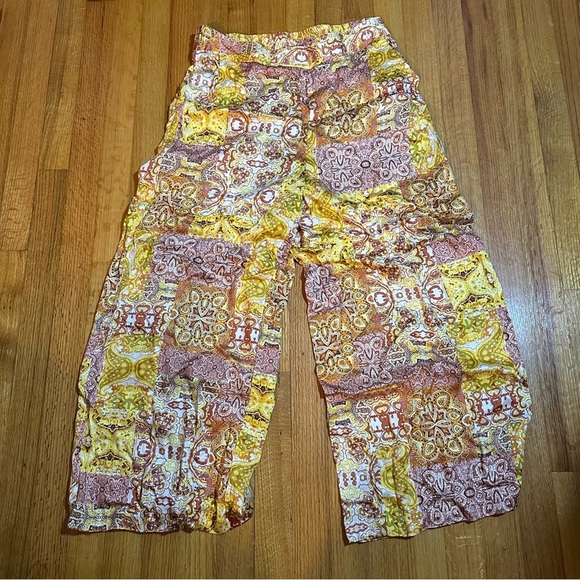 Christian Siriano Geometric  Wide Leg Pants Med (a4 - Picture 2 of 15